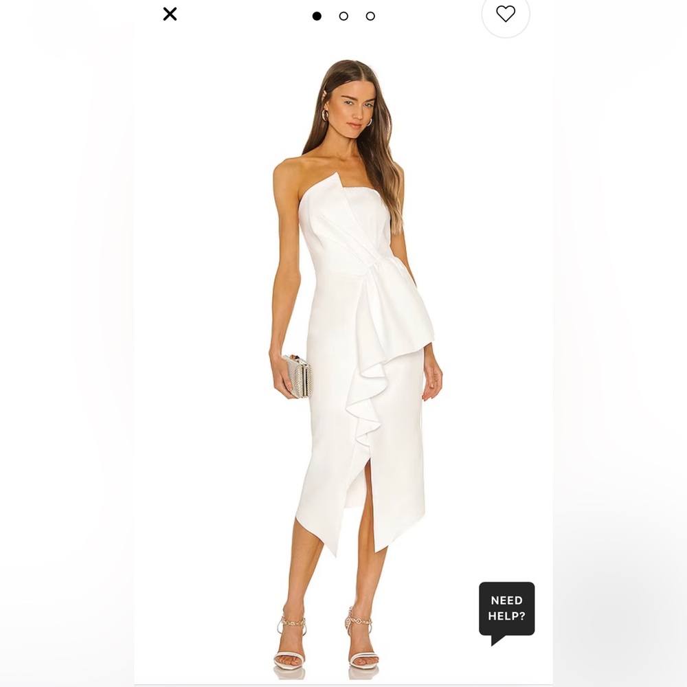 ELLIATT RECEPTION DRESS IN IVORY Medium
